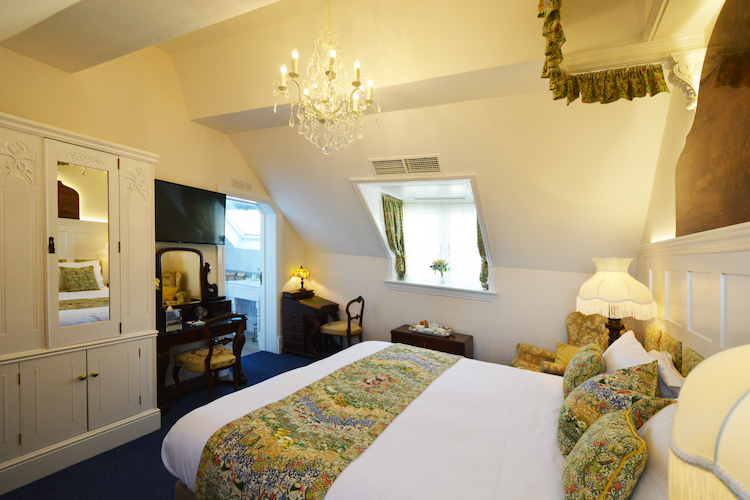 Haven Hall Hotel Bedroom 7 view across bed