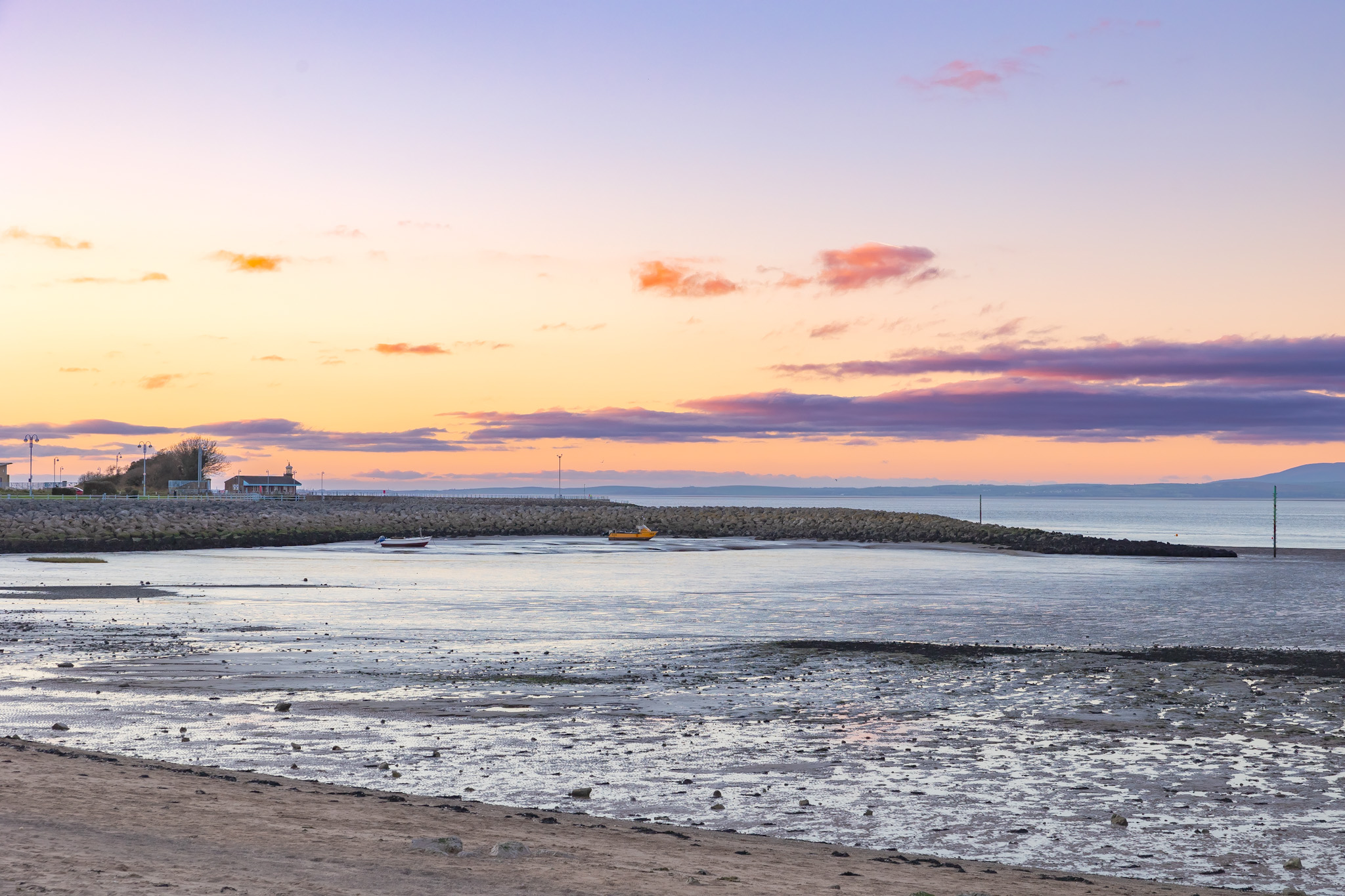 Sunset at Morecambe Bay
