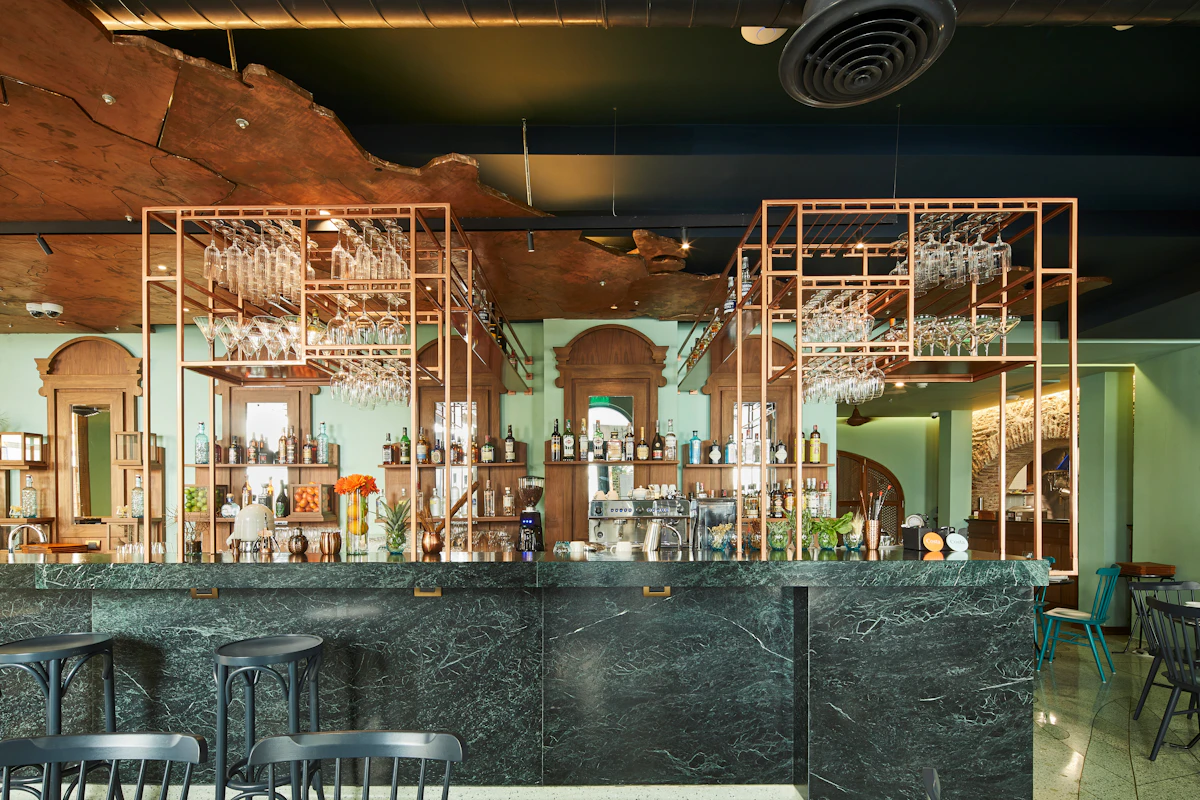 Authentic interior photograph of Restaurante Bar Costa at Casona del Colegio