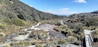 Silica Rapids on Mt Ruapehu, Tongariro National Park