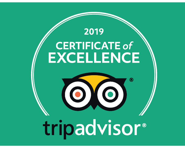 2019 TripAdvisor Certificate of Excellence Award - Tongariro Crossing Lodge