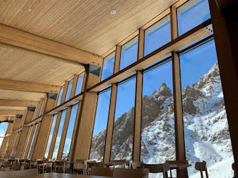 The Pinnacles Restaurant at the Knoll Ridge Chalet at the Whakapapa ski field on Mt Ruapehu