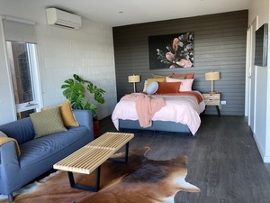 Bedroom with Artwork