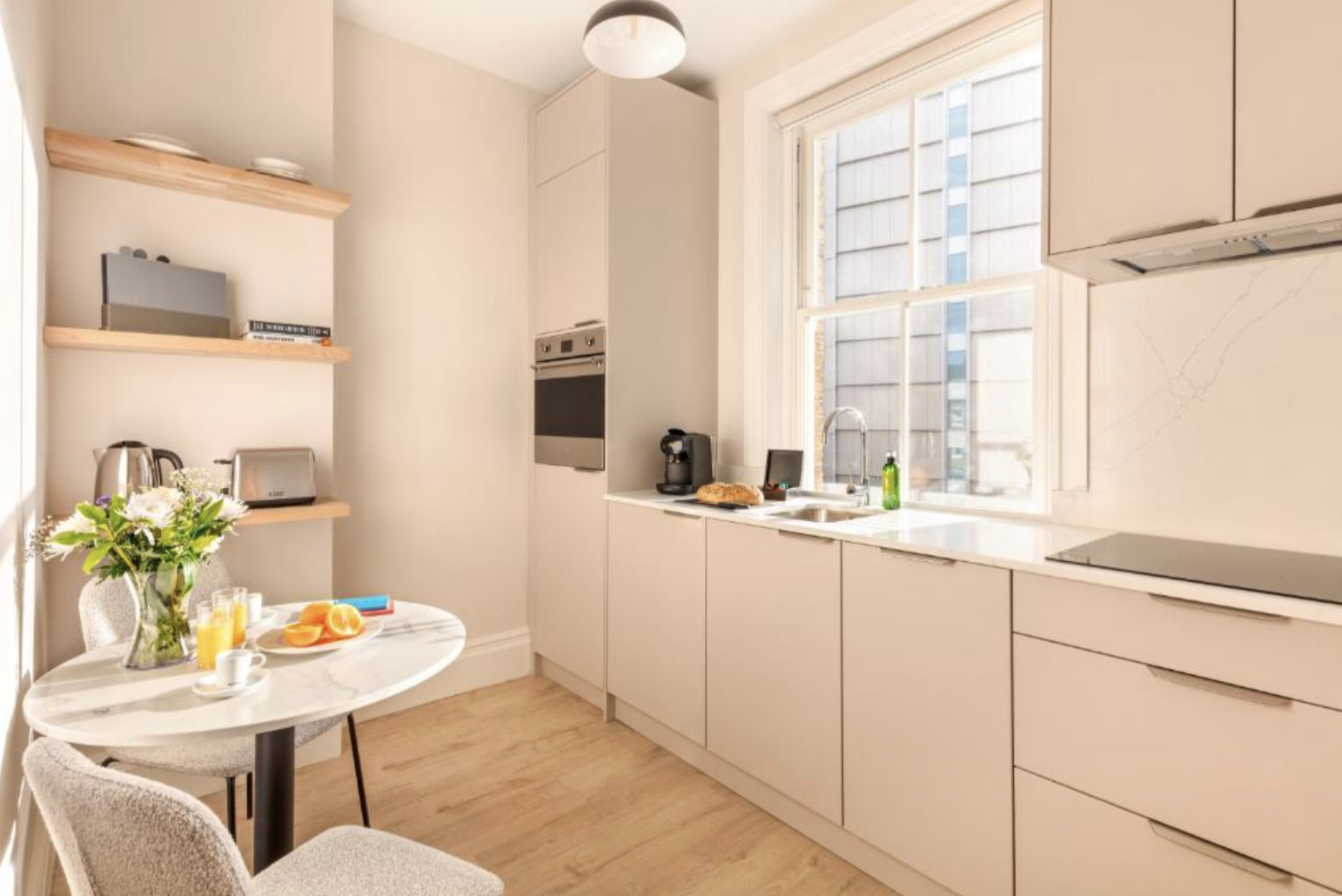 Modern fully equipped kitchen