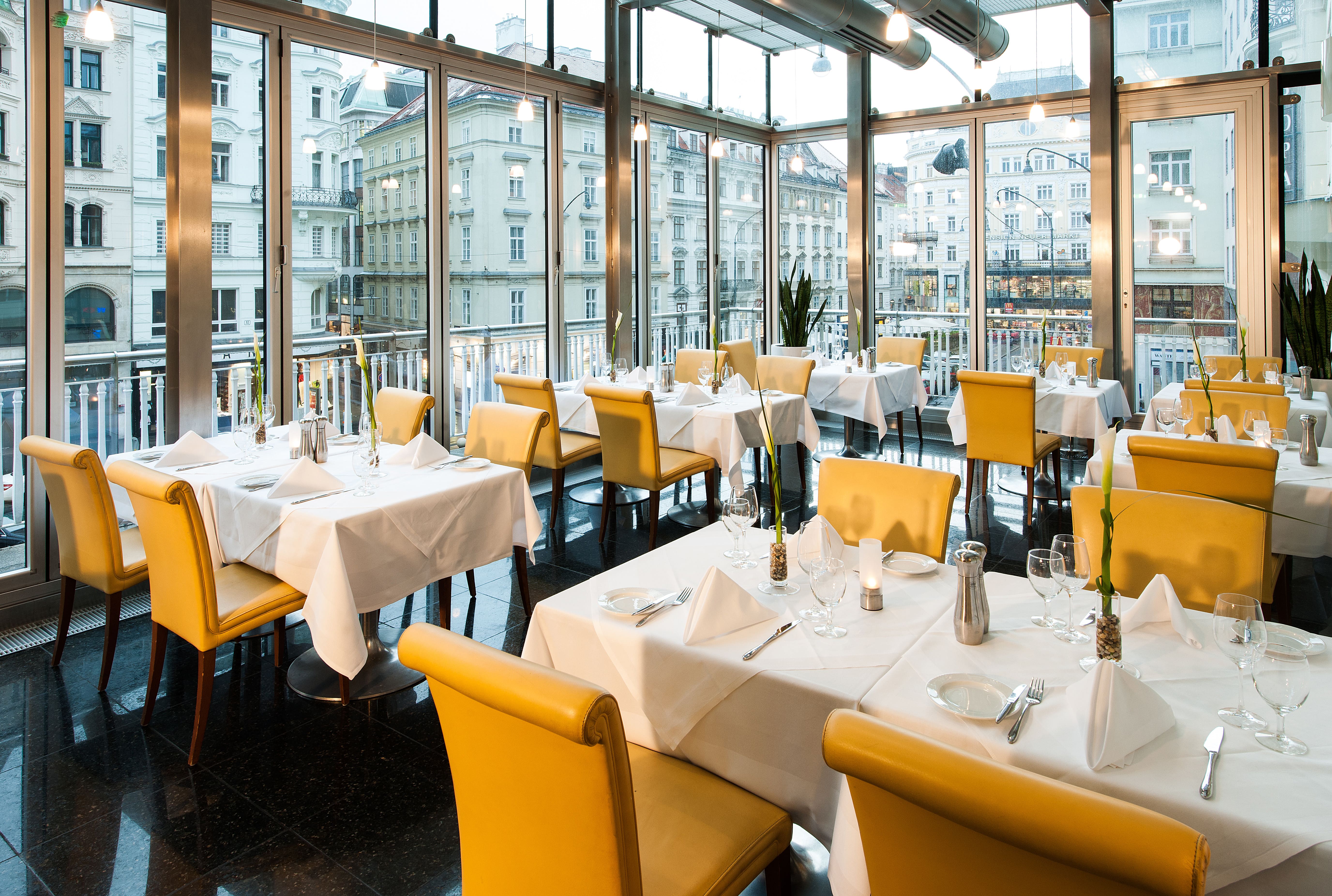 Hotel Ambassador Wien Vienna Wintergarten Wintergarden Blick Ausblick View Neuer Markt