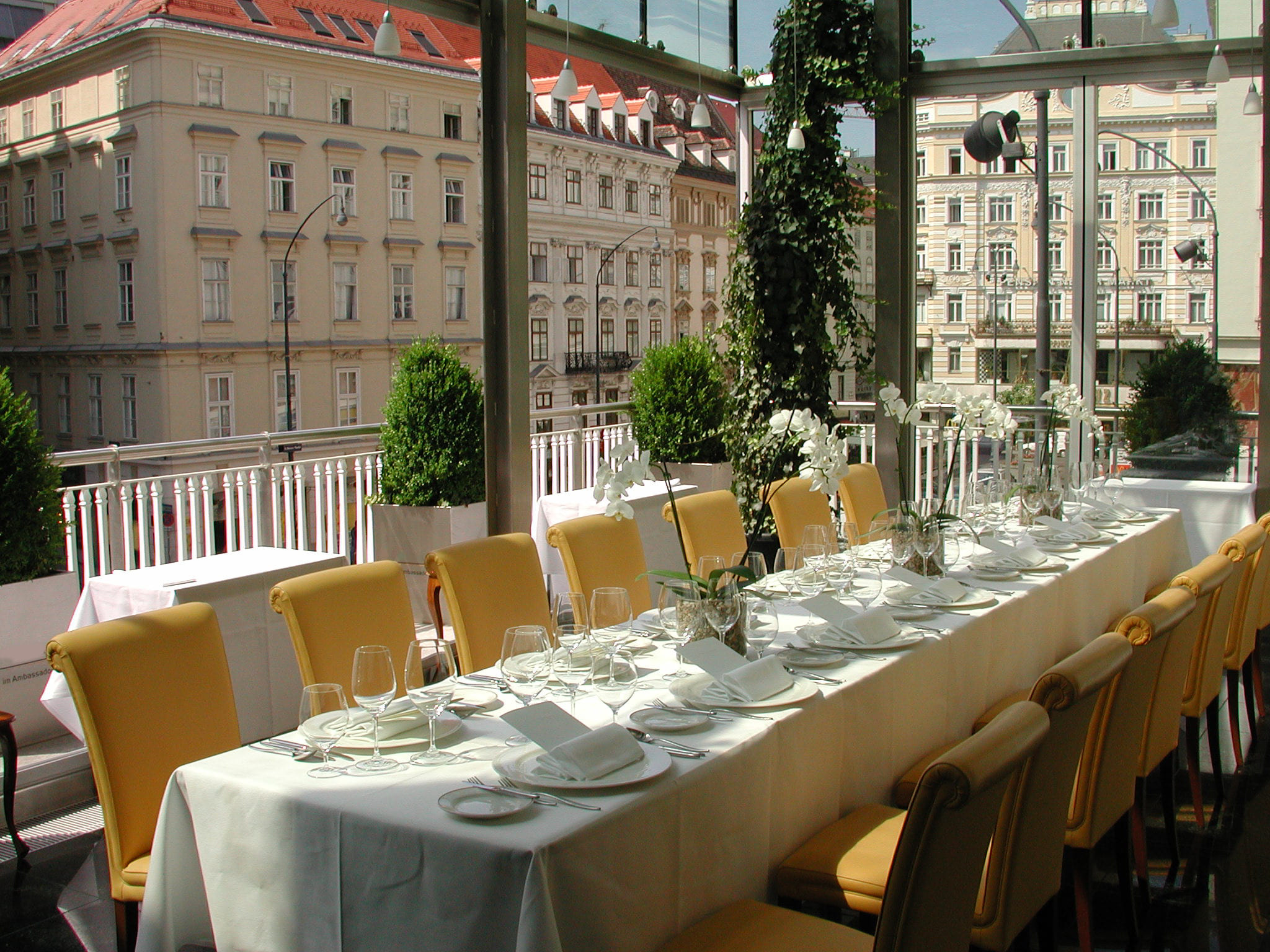 Hotel Ambassador Wien Vienna Konferenz Conference Meeting Wintergarten Wintergarden