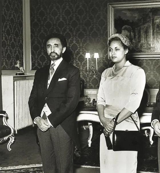 Jahr Year 1954 Hotel Ambassador Wien Vienna erster Staatsbesuch first state visit Kaiser Emperor Haile Selassie von Äthiopien