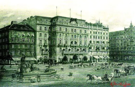 Jahr Year 1897 Hotel Munsch Mehlgrube Abris Demolish