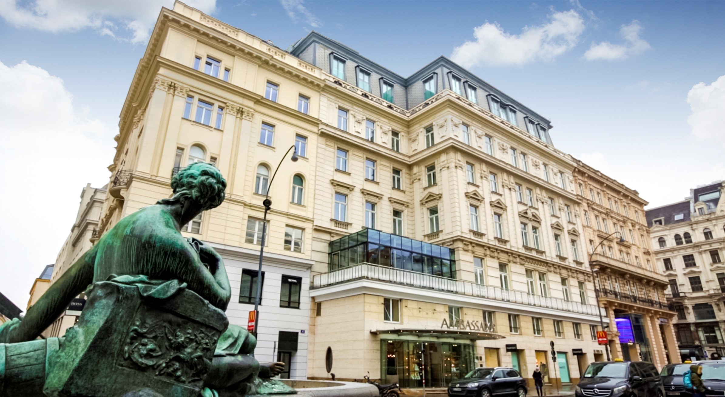 Hotel Ambassador Wien Vienna Eingang Entrance Neuer Markt Aussen Exterior