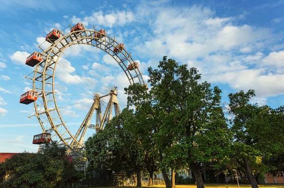 Wien Vienna Riesenrad Giant Ferris Wheel Copyright Wiener Riesenrad