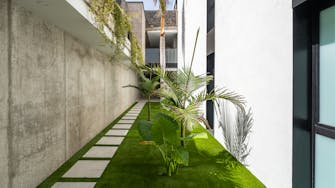 The One Luxury Apartments garden