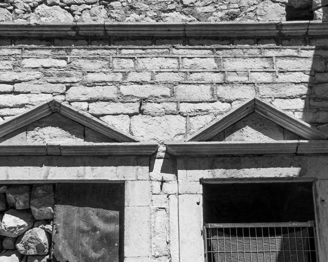 The Old Markets - Pre Restoration windows.