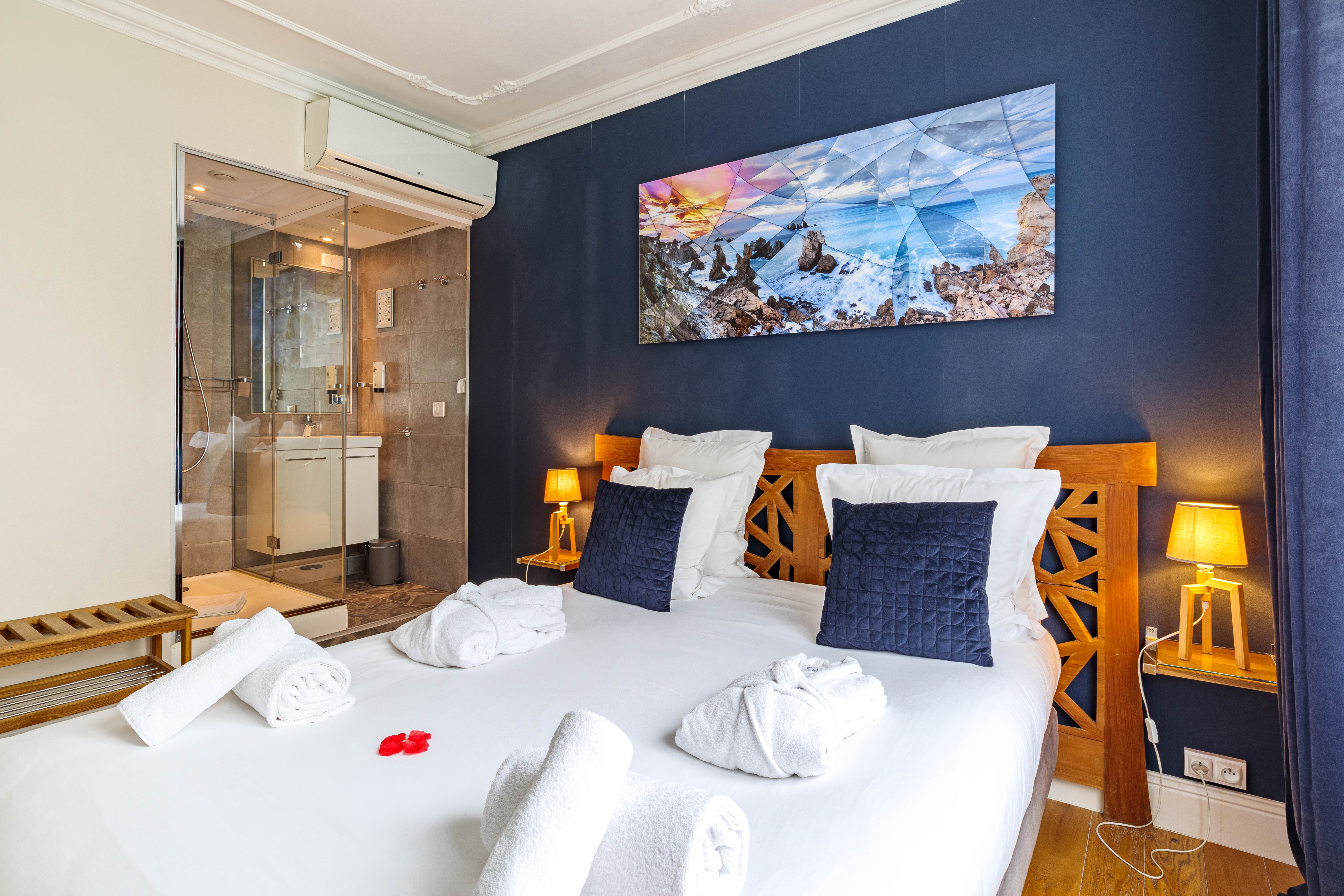 Appartement avec baignoire balnéo et sauna 1