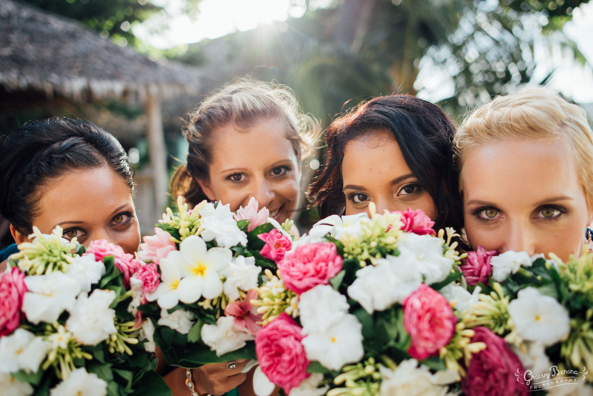 Tropical wedding bouquets #erakorbeachweddings #weddingceremonyonthebeachsouthpacific #Vanuatutropicalbeachweddings