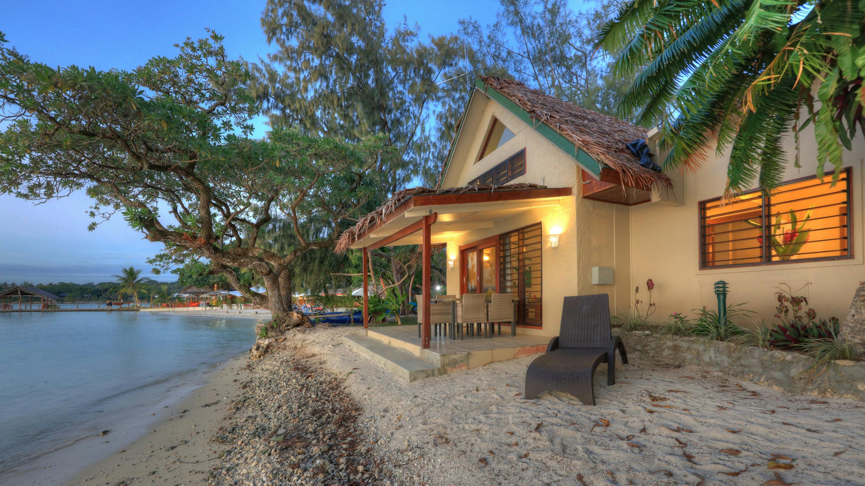 erakor island resort waterfront deluxe spa villa #erakorislandresort #tropicalislandholiday #Vanuatuaccommodation