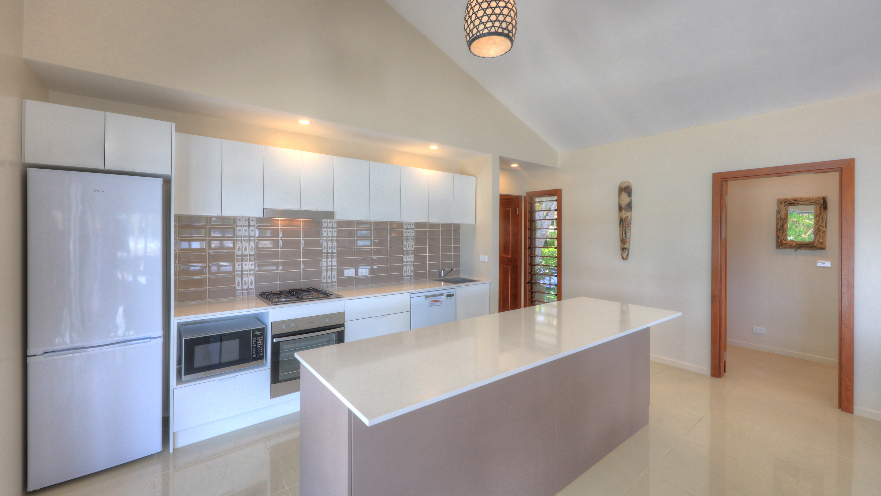 erakor island resort beach cottage kitchen #erakorislandresort #tropicalislandholiday #Vanuatuaccommodation