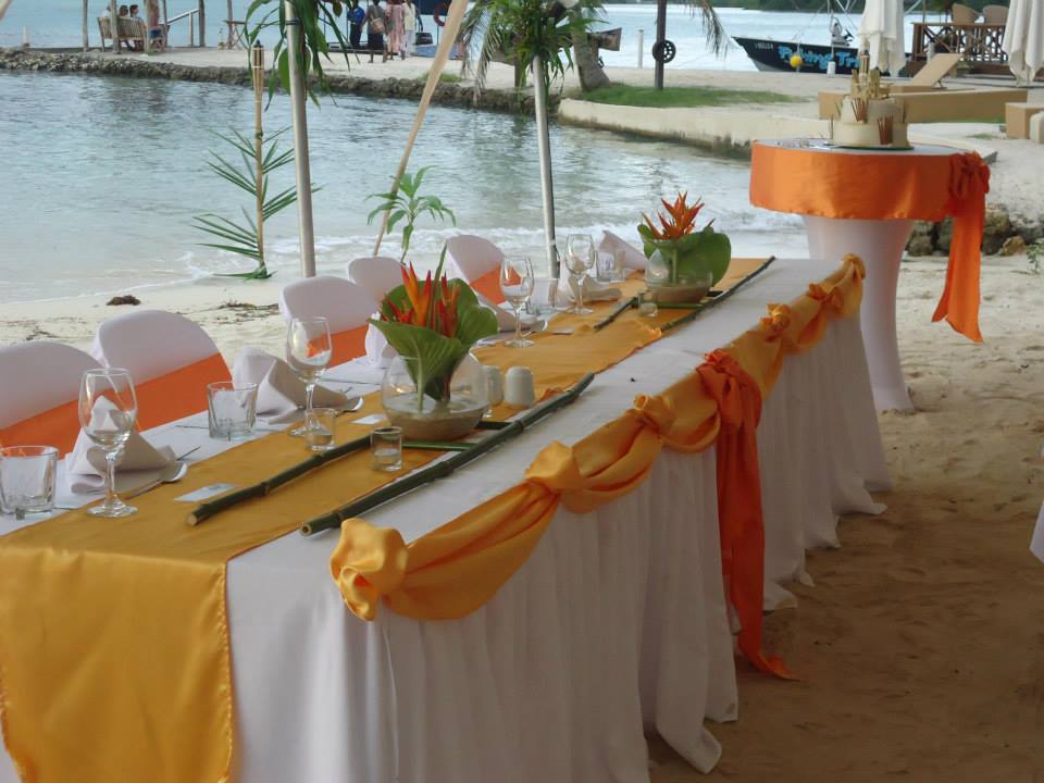 Wedding Reception Decor #erakorbeachweddings #weddingreceptionthebeachsouthpacific #Vanuatutropicalbeachweddings