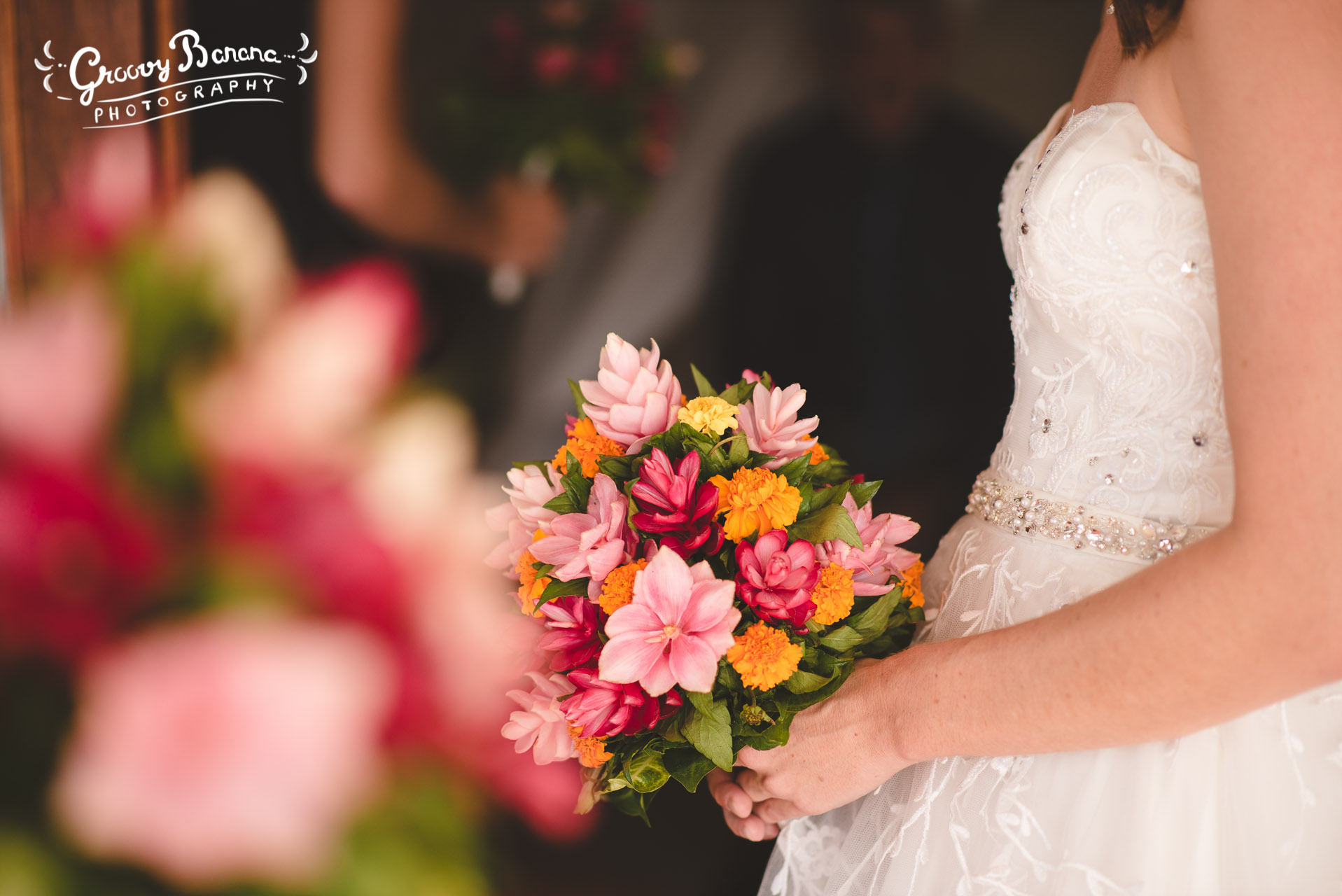 Colourful Bridal Bouquet #erakorbeachweddings #weddingceremonyonthebeachsouthpacific #Vanuatutropicalbeachweddings