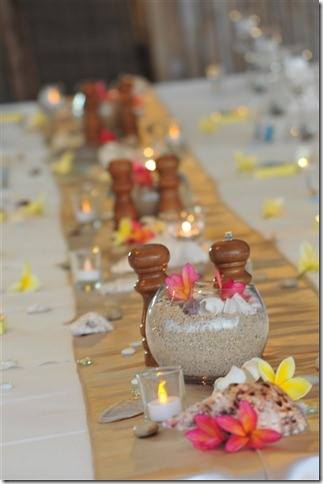 Reception table decor#erakorbeachweddings #weddingreceptionthebeachsouthpacific #Vanuatutropicalbeachweddings
