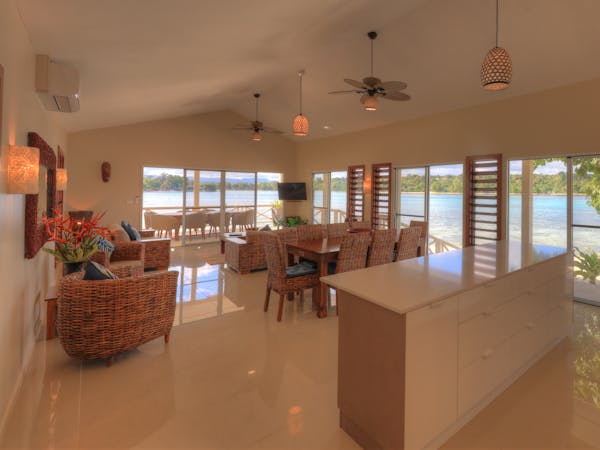 erakor island resort beach cottage kitchen #erakorislandresort #tropicalislandholiday #Vanuatuaccommodation