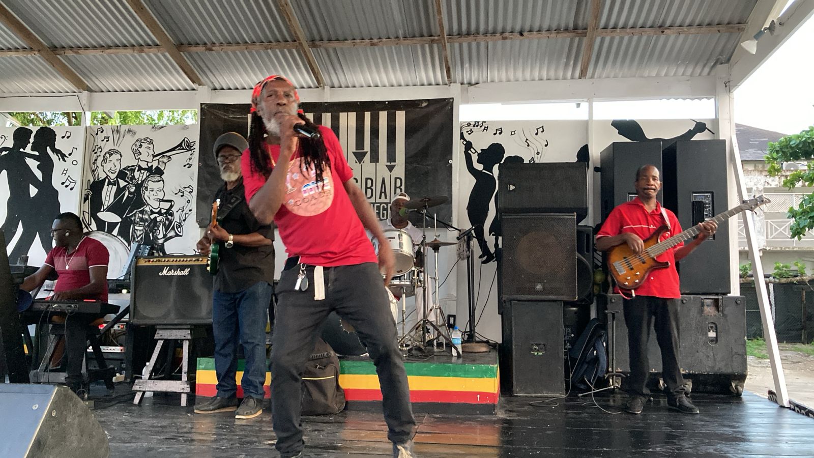 Dolly Man performer with Live Band