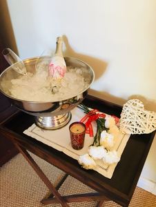 Champagne and chocolates