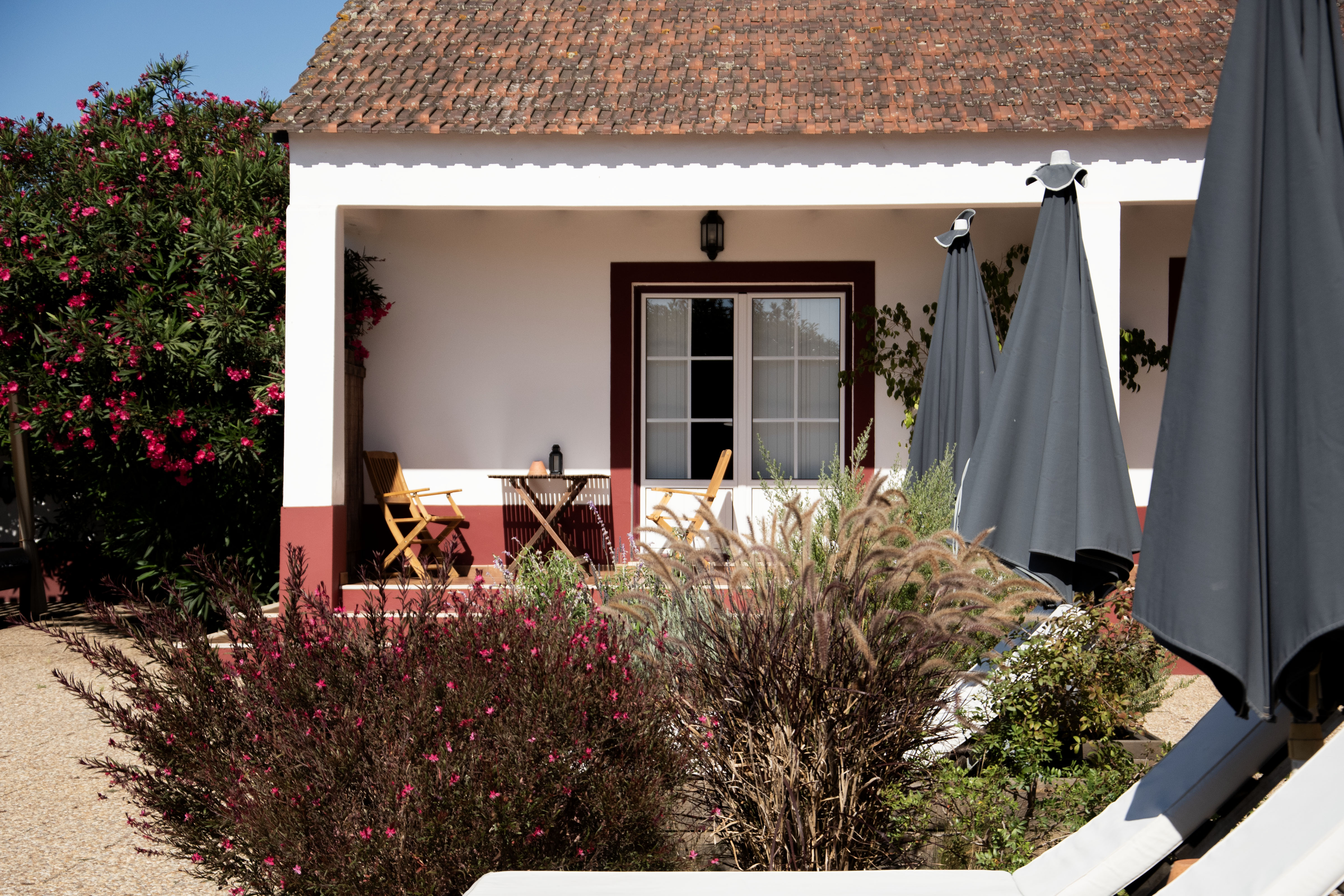 exterior, quartos, piscina