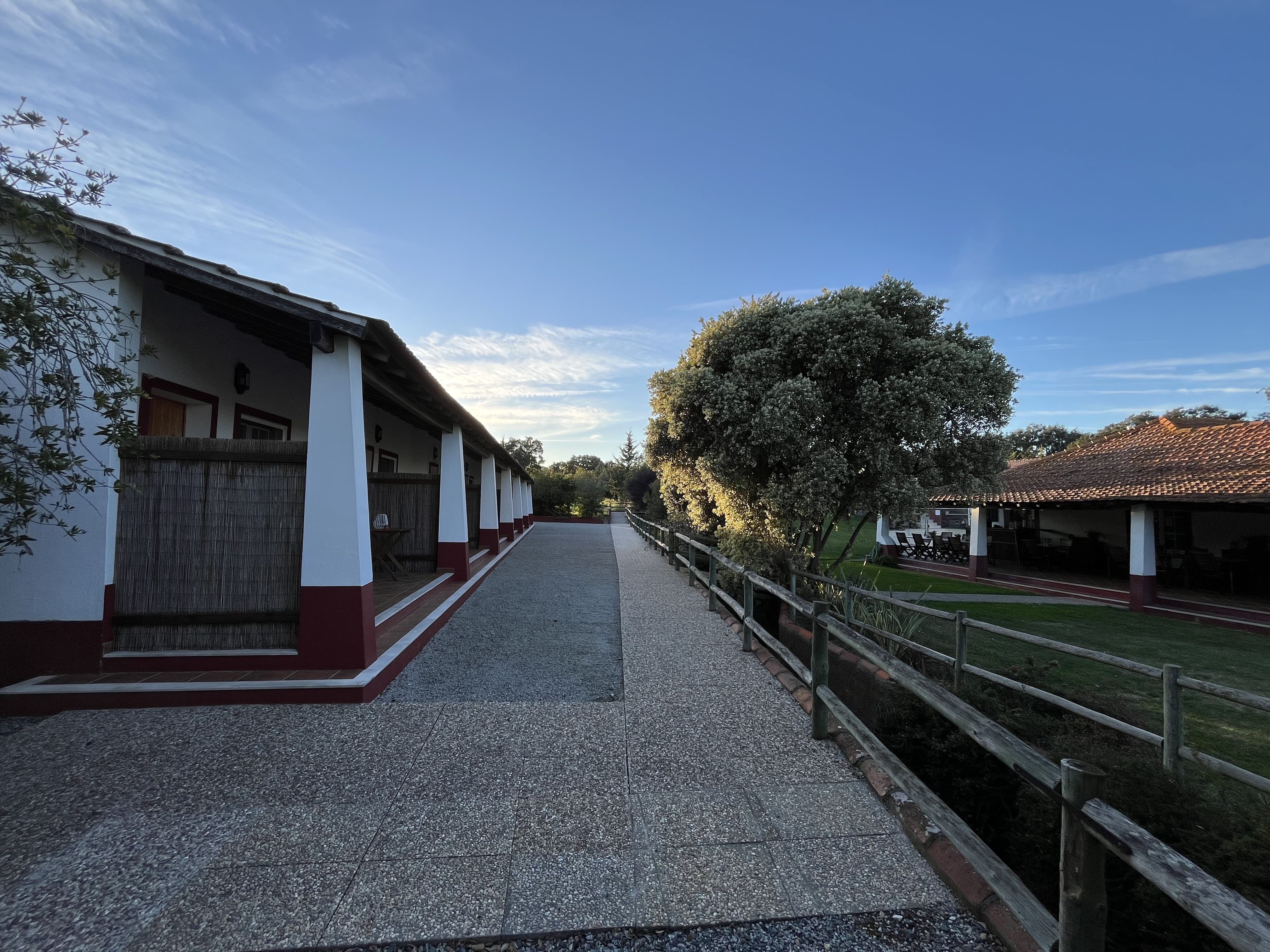 alpendre exterior, quartos