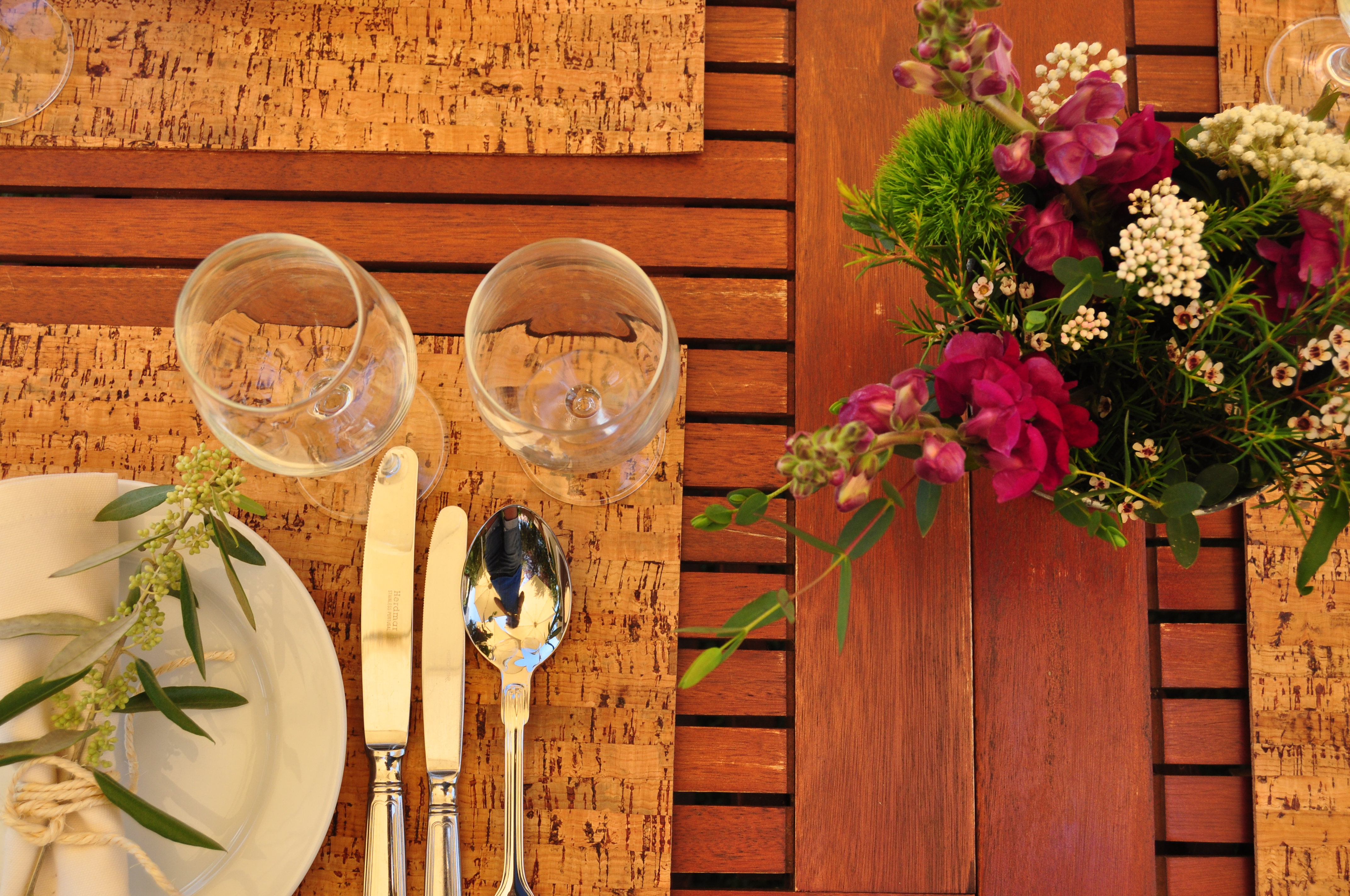 exterior, mesa, evento