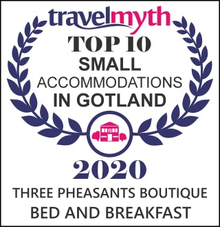 Gotland Hotell Three Pheasants bed and breakfast gotland best hotel Gotland