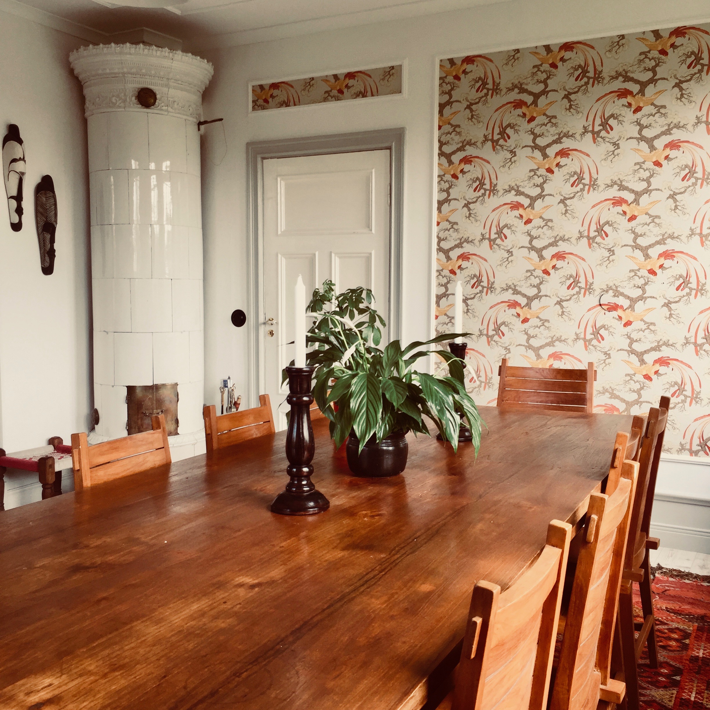 The dining and breakfast room at Three Pheasants