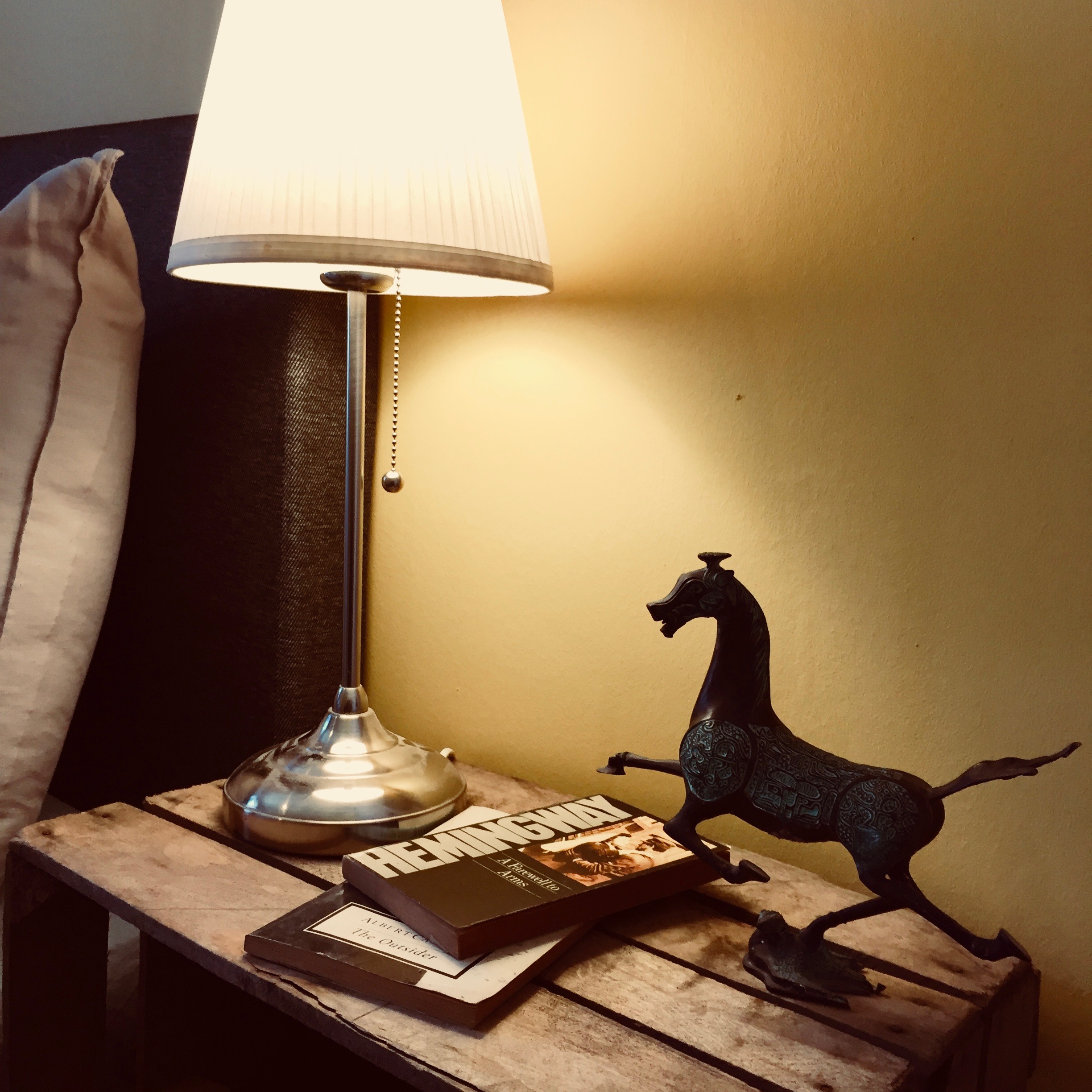 Bedside view at Three Pheasants, Boutique Hotel Gotland