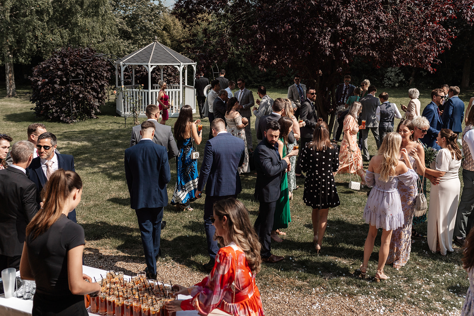 Wedding drinks reception