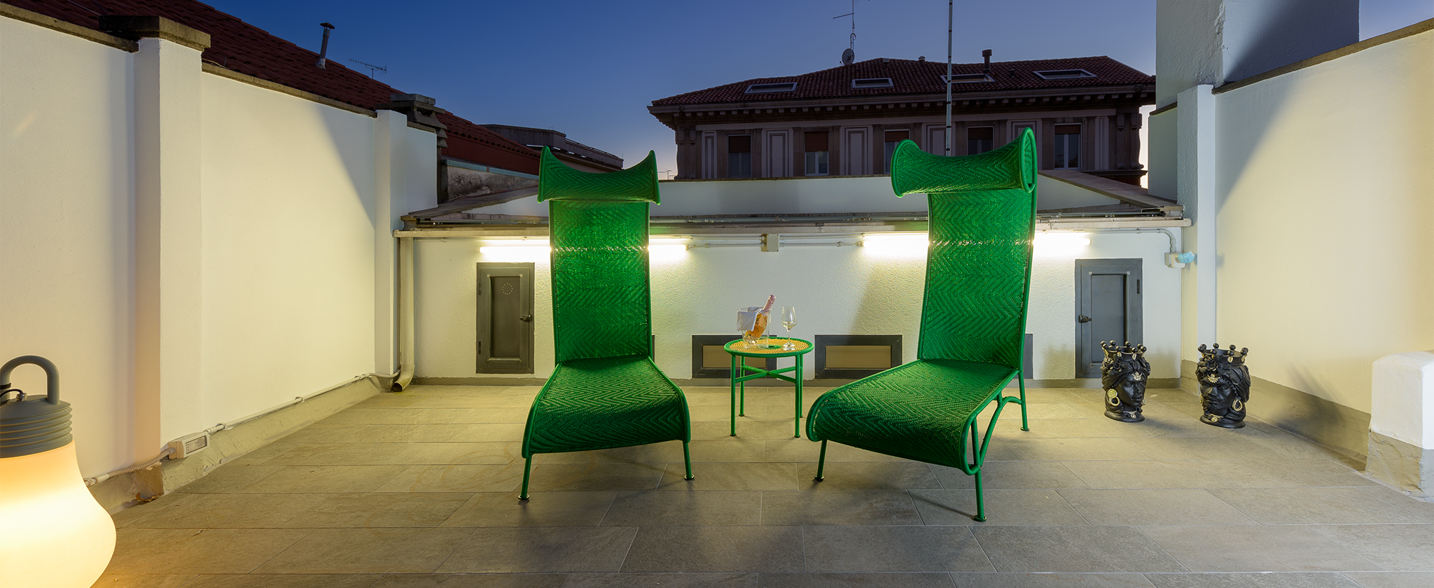 TERRAZZA IN CONDIVISIONE SHARING ROOF TERRACE
