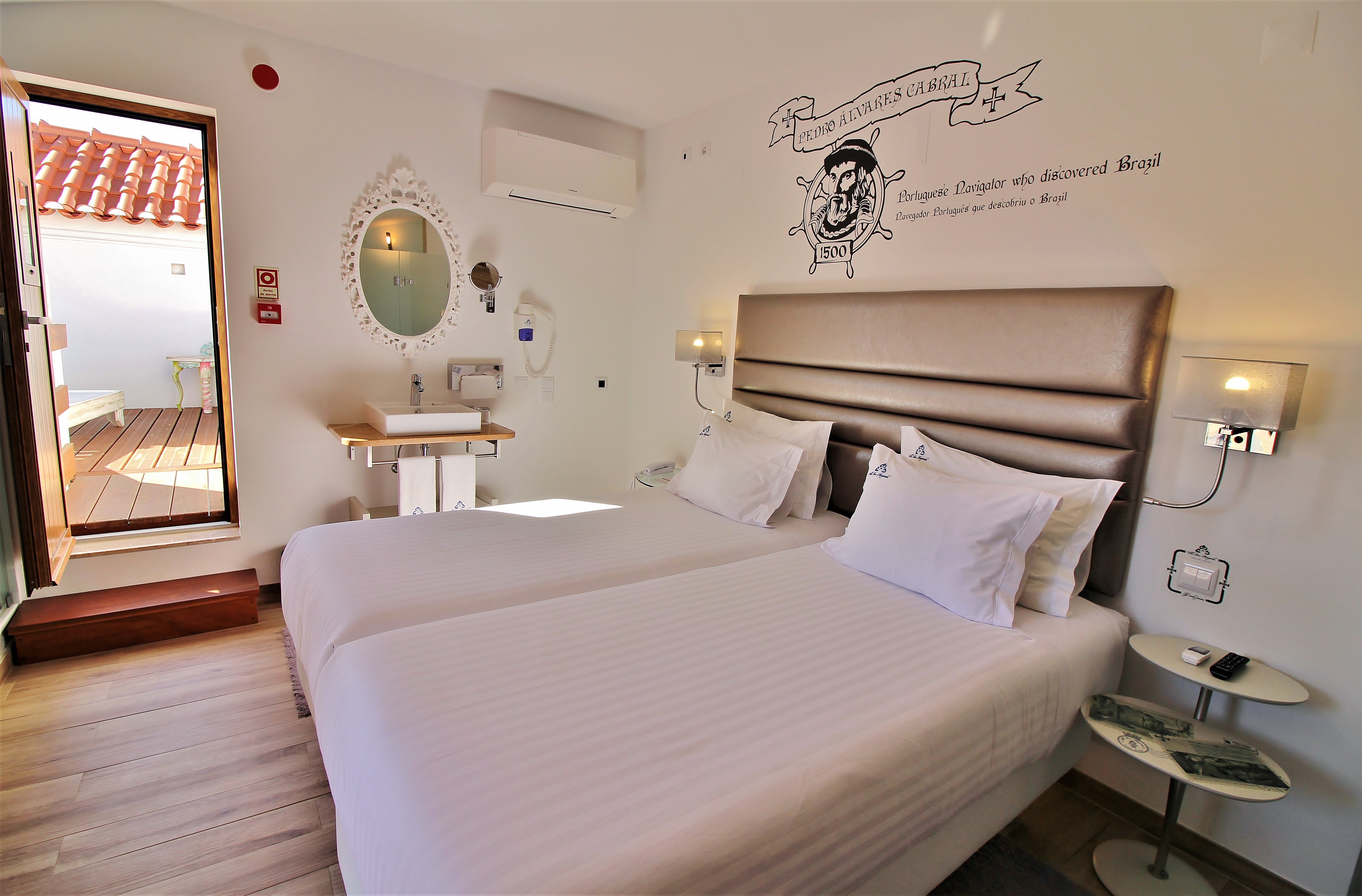 Quartos Twin c Terraço