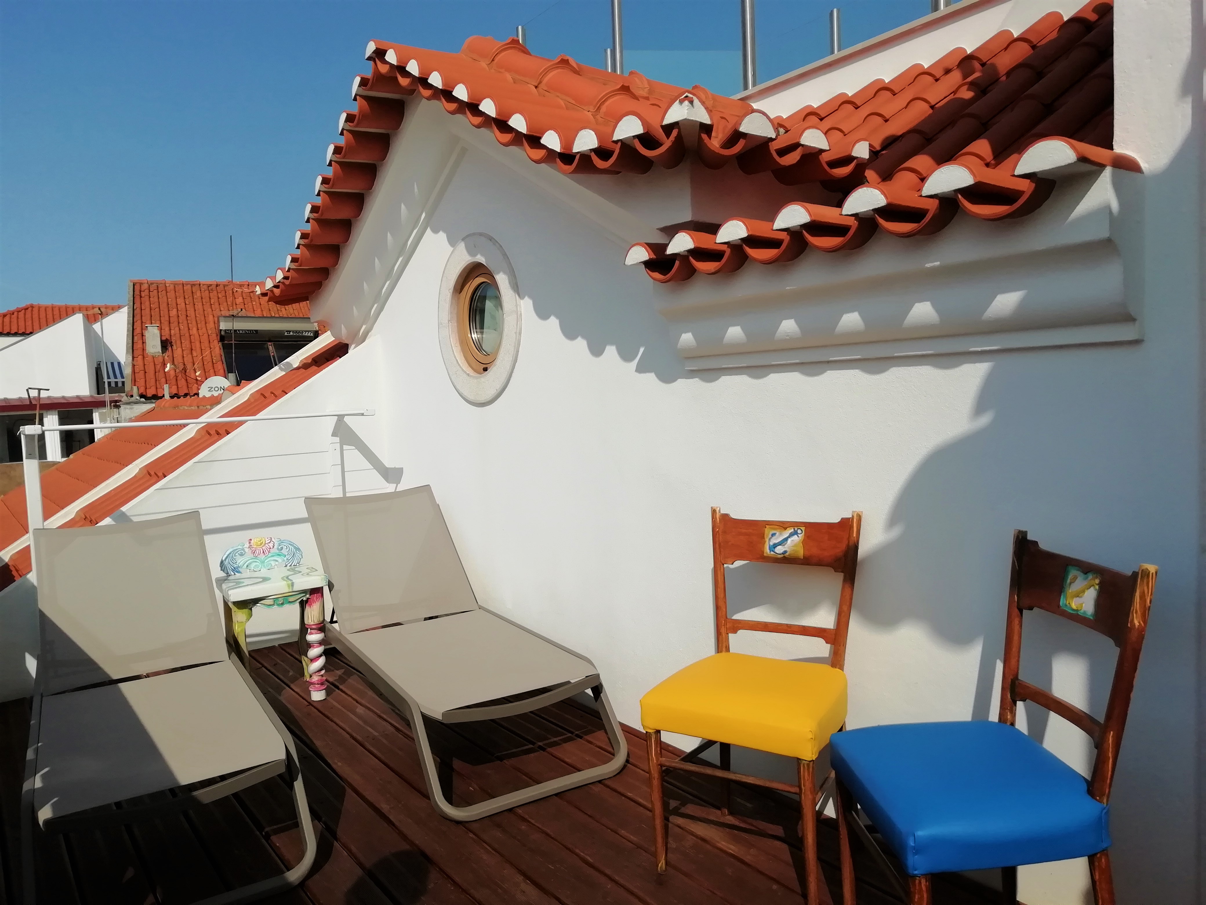 Quartos Twin c Terraço