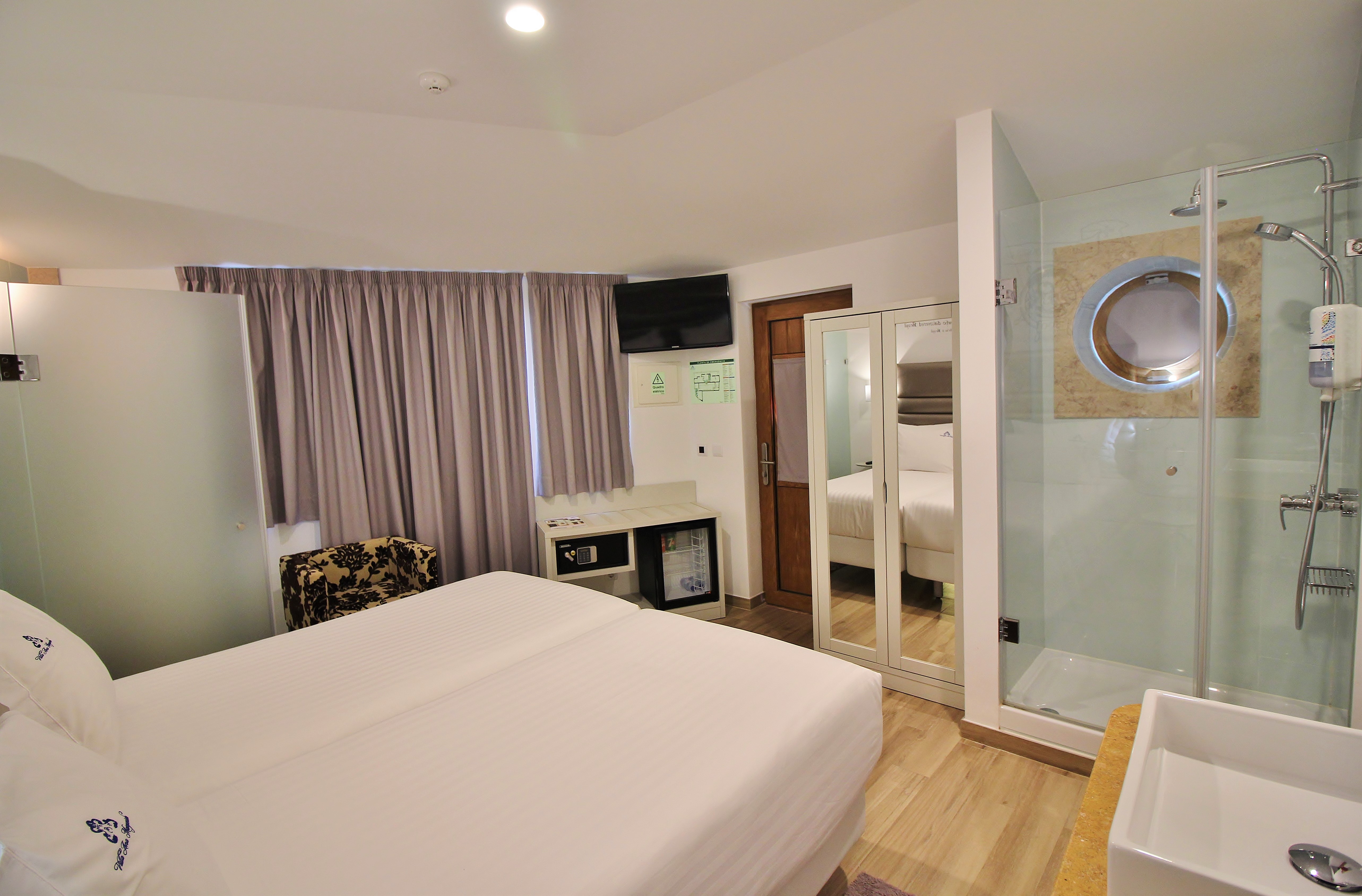 Quartos Twin c Terraço