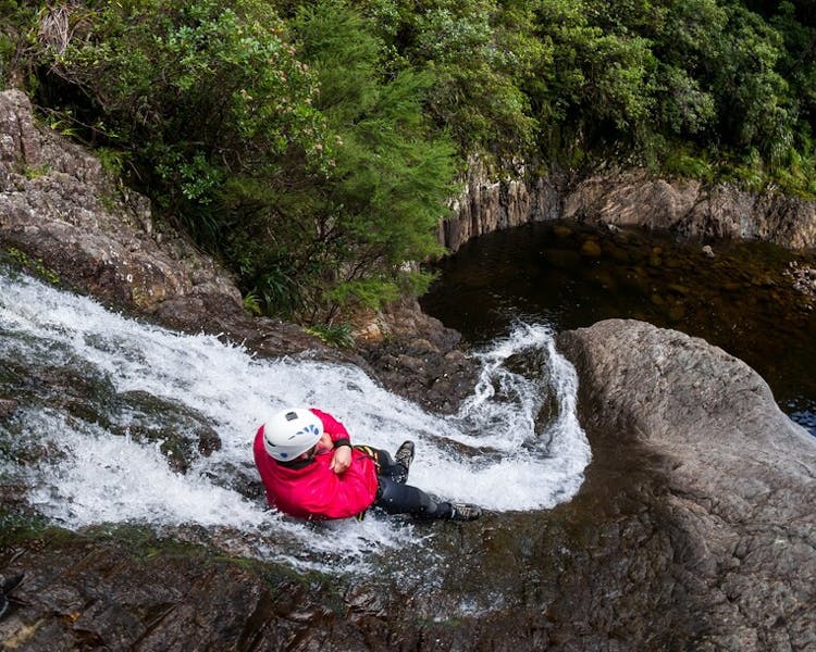 CanyoNZ an ultimate canyoning adventure the experience is located in the Kauaeranga Valley just 10 minute drive from Thames