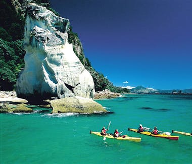 Cathedral Cove Kayak Tours, rated as one of the best sea kayak tours in New Zealand.