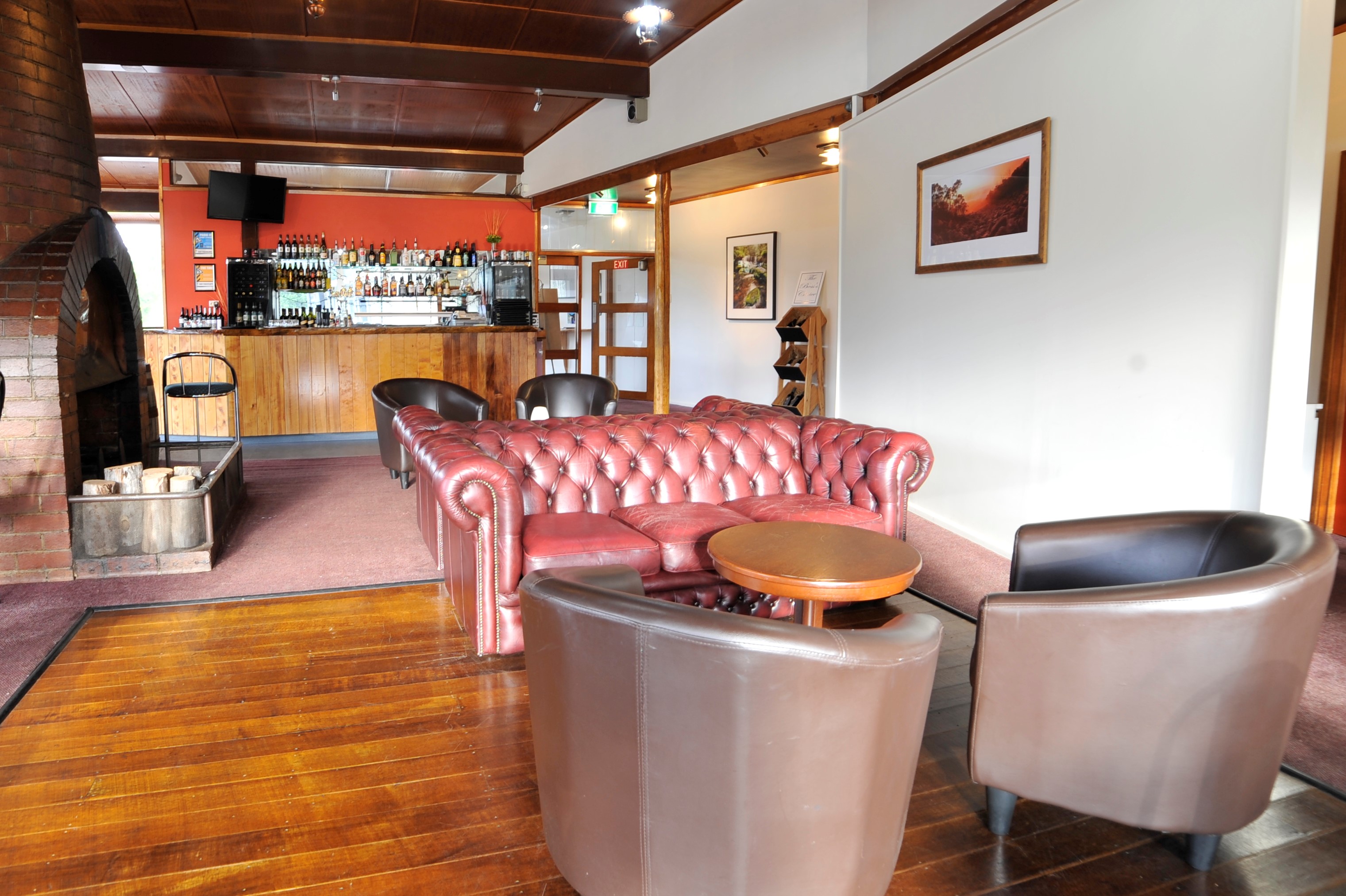 Lounge area in restaurant