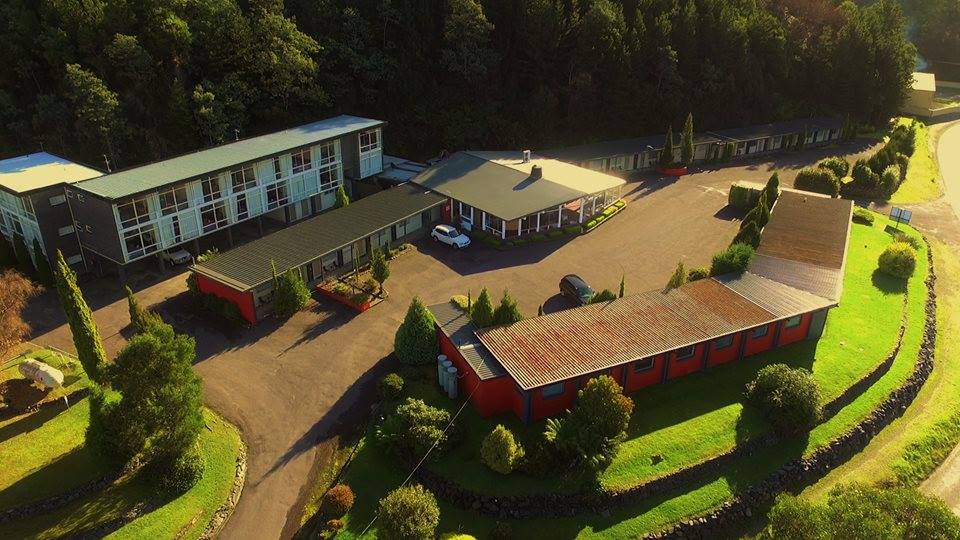 Arial shot of Silver Hills Motel