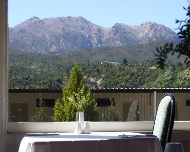 View of Mount Owen from the Restaurant