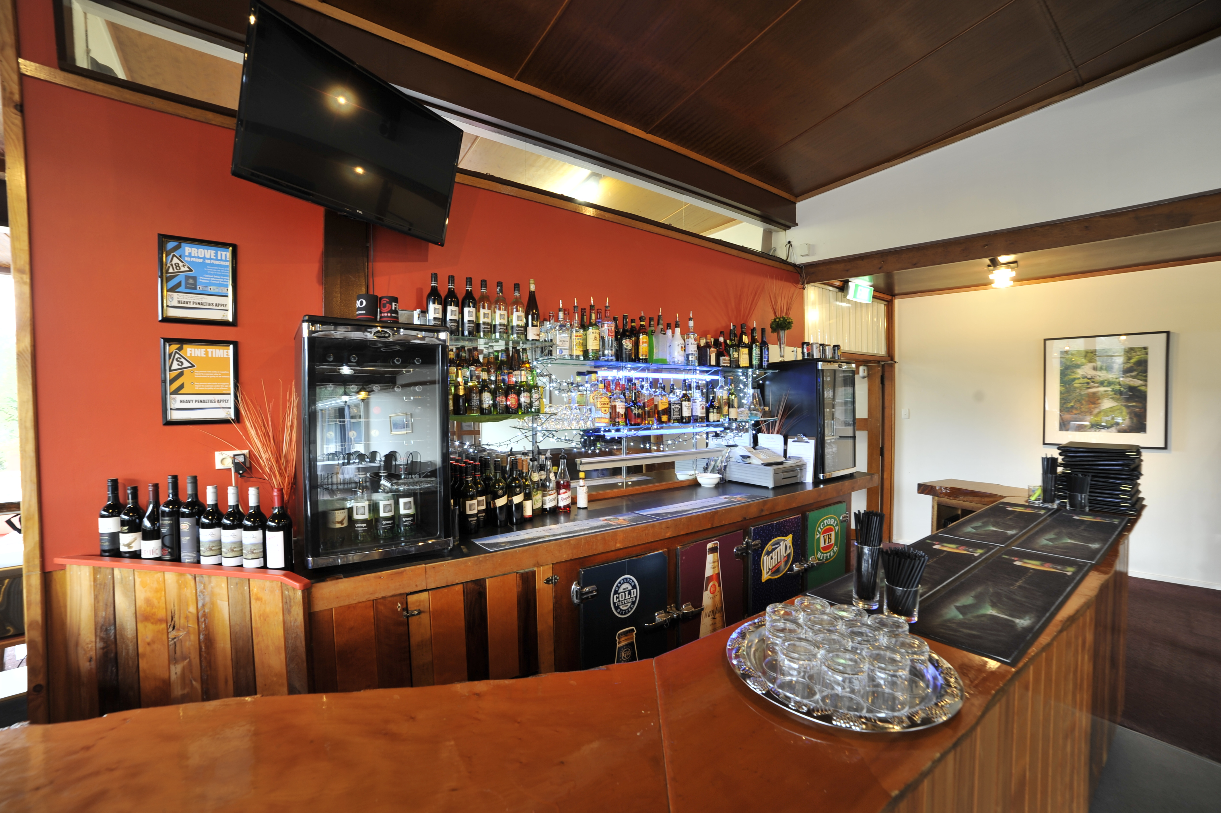Bar area