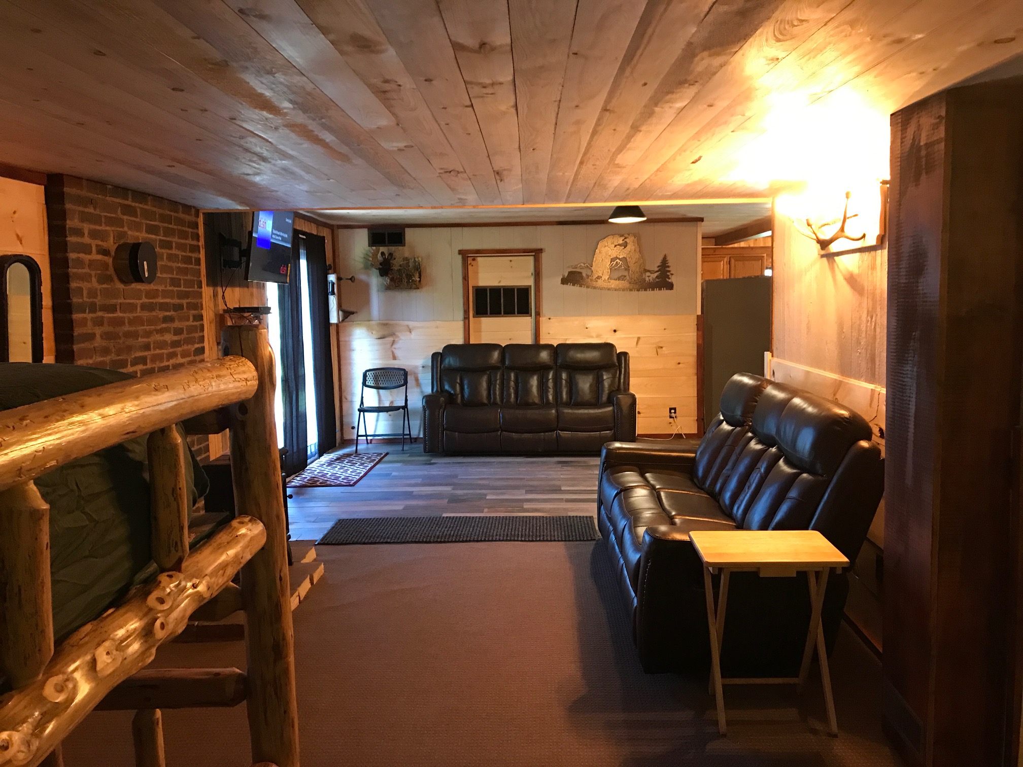 The Grand Daddy Cabin Sleeps Eight at Best Bear Lodge & Campground