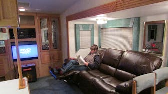 Cardinal Cabin RV for rent in our RV Park