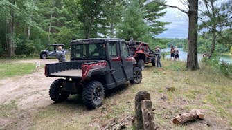 Our customers taking in the beauty of nature in our all-terrain vehicle rentals at Best Bear Lodge & Campground