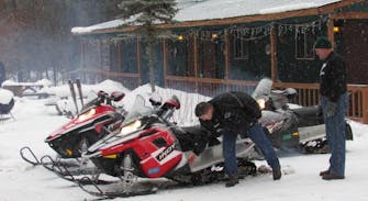 #1 preferred place to stay while snowmobiling Best Bear Lodge & Campground
