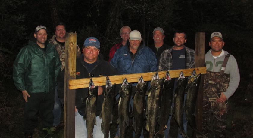 Our Customers always get lucky fishing while staying at Best Bear Lodge & Campground