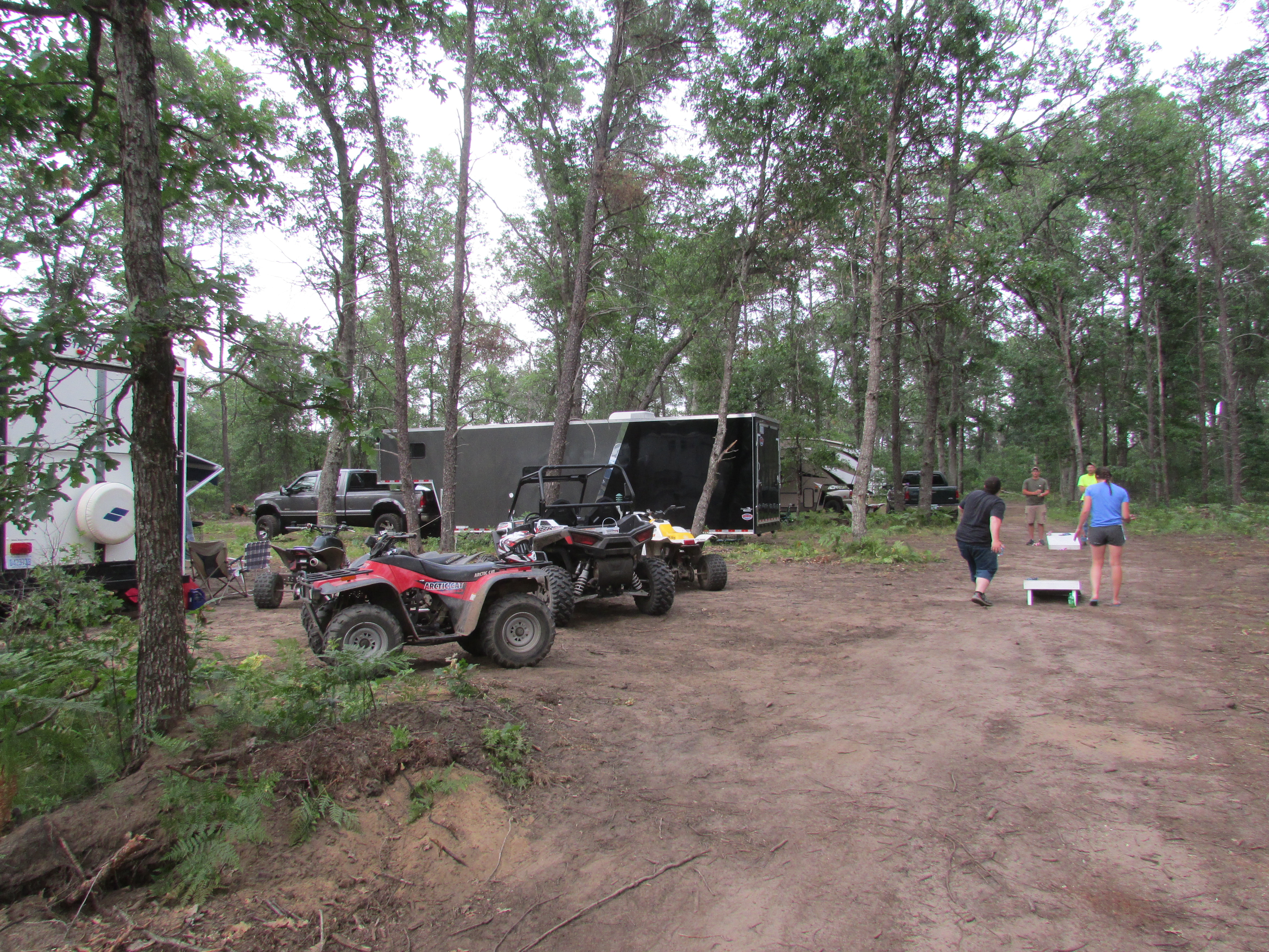 Our Customers enjoying trail riding while stay at Best Bear Lodge & Campground