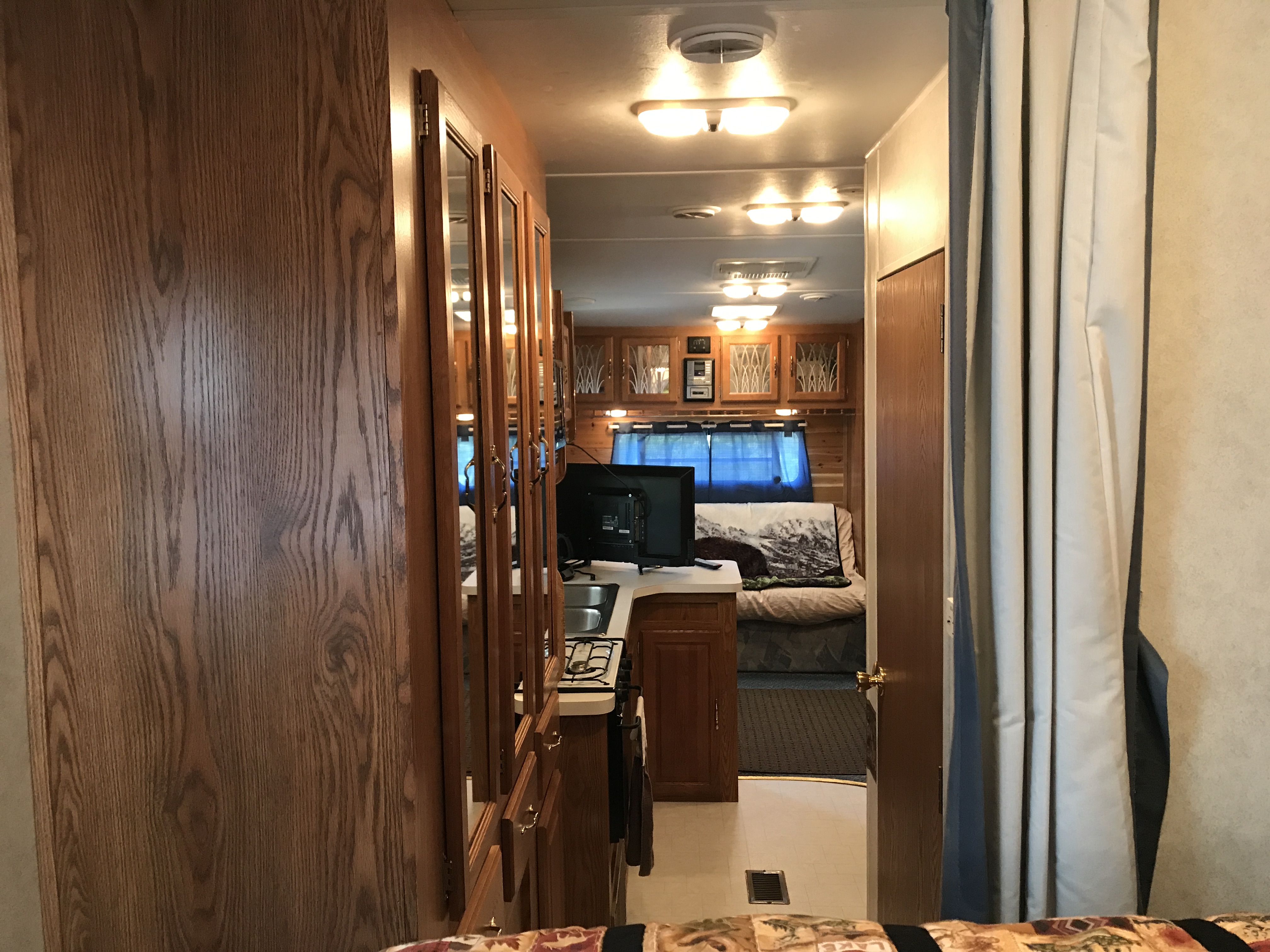 Explore More Destination RV Cabin at Best Bear Lodge & Campground